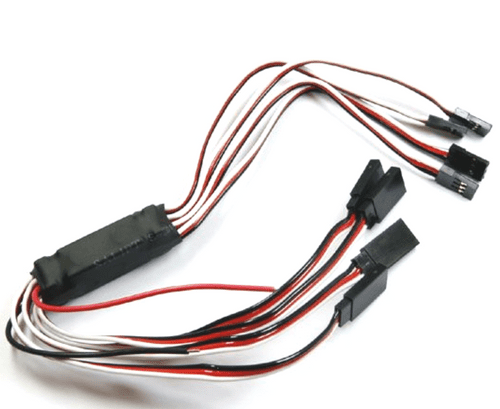 4-way HV Servo Direct Power Supply Connector W/BEC FE-DPC-4