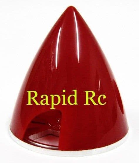 45mm red Spinner with Aluminium Back plate