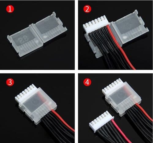 4S Lipo Battery Balance Plug Lead Protector JST-4S (5pcs)