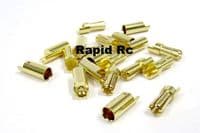 5.5mm Gold Connectors 10 pairs (20pc)