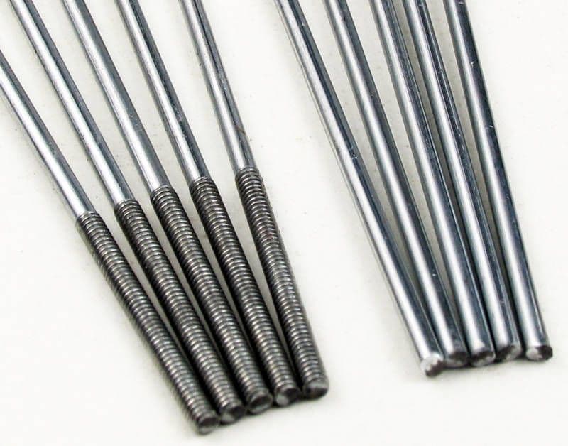Throughput Rod 8 0in M2 Threaded Control Rod 10 Pushrod S/Steel