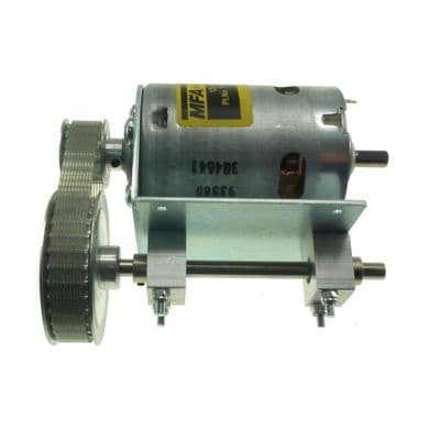 850 12V DC Motor with 2.1:1 belt Reduction drive MFA