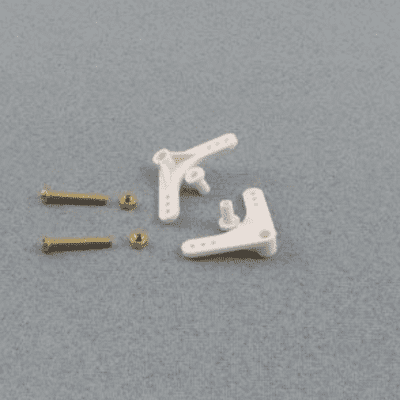 90 deg Bell Crank w/hardware (pk2) F-RCA110