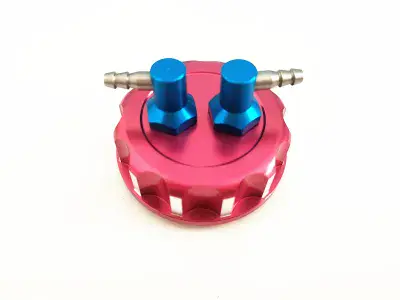 Alloy CNC Fuel tank/filler cap with fittings