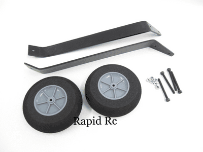 Alloy Landing Gear With Wheels For Profile Type Models (1 set)