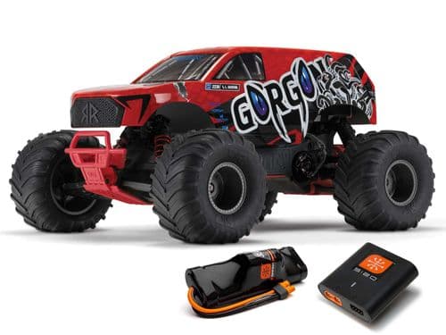 Arrma 1/10 GORGON MEGA 550 2WD MT with Battery & Charger Red C-ARA3230ST2