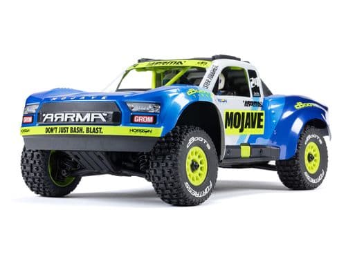 Arrma 1/16 MOJAVE GROM MEGA 4X4 DT with Battery & Charger Blue C-ARA2104T
