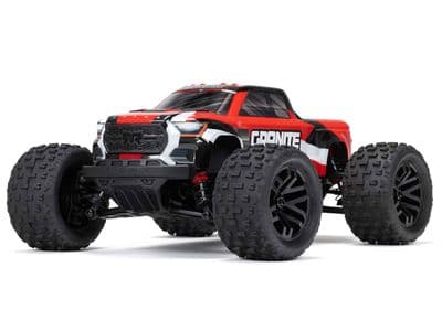 ARRMA 1/18 Granite  Grom Mega 4X4 MT with Battery & Charger Red C-ARA2102T2