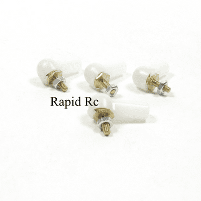 Ball and roller link for 3mm rods  ( 4 pcs/bag )