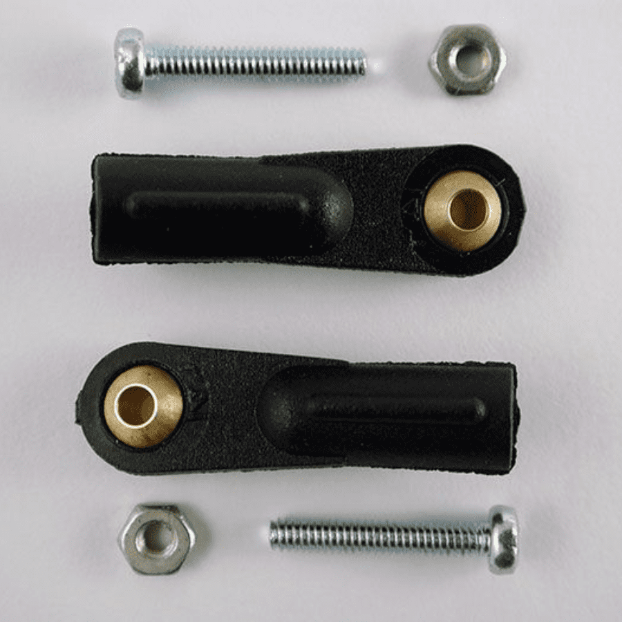 Kit 2 Manovelle A 90° Ractive F-RCA110 Con Hardware - Per Applicazioni Fai Da Te