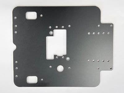 Banger Top Plate For Alloy Mechanical K10 Long Wheelbase 2.4mm Black