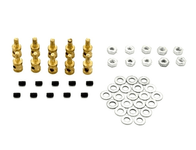 Brass Linkage Stopper For 1.3mm Pushrods (10pcs)