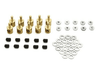 Brass Linkage Stopper For 3mm Pushrods (10pcs)
