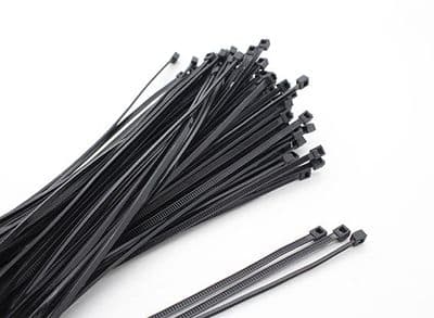 Cable Ties 200 x 2.5mm Black (100pcs)