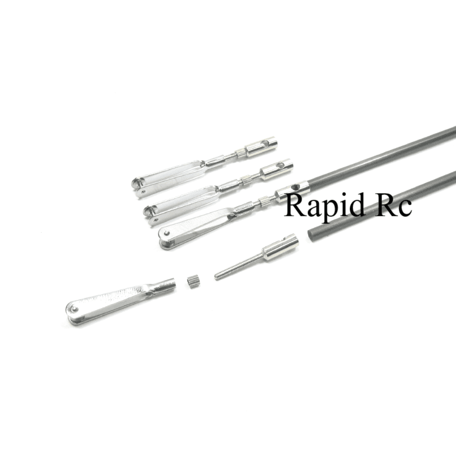 Carbon Pushrod Set M3x300mm Pk2 FIRVCPR3