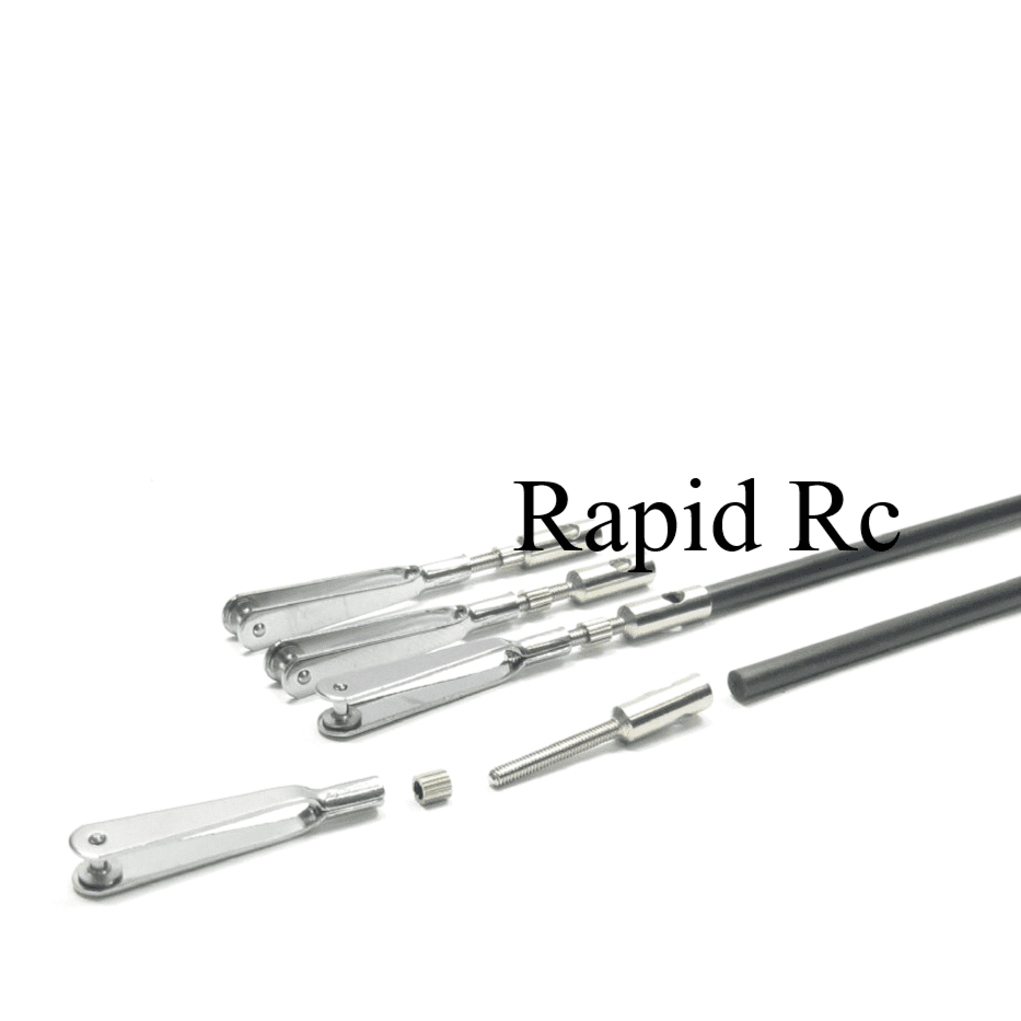 Carbon Pushrod Set M3x300mm Pk2 FIRVCPR3