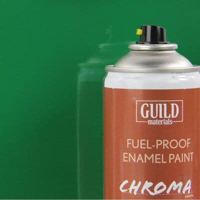 Chroma Enamel Fuelproof Paint Gloss Green (400ml Aerosol)