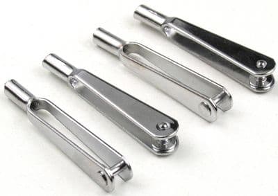Chrome Quick   Links Clevis M2 4pcs