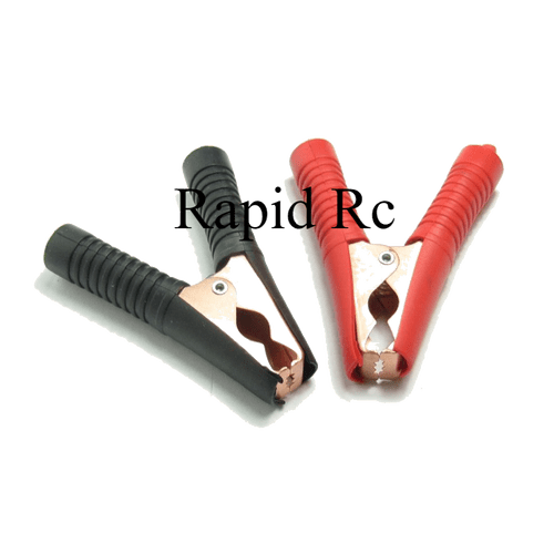 Crocodile Clips Copper Plated Insulated Car Battery Clips 50A