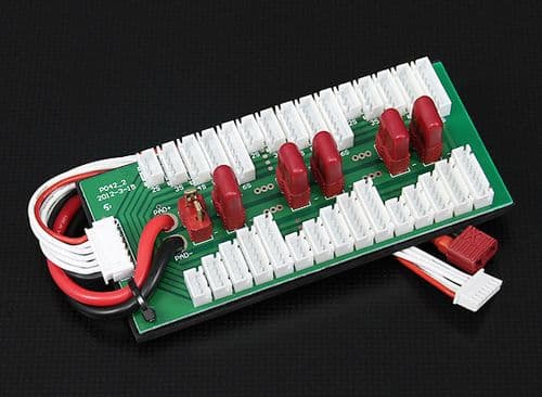 Deans Parallel charging Board for 6 packs 2~6S (T Connector)