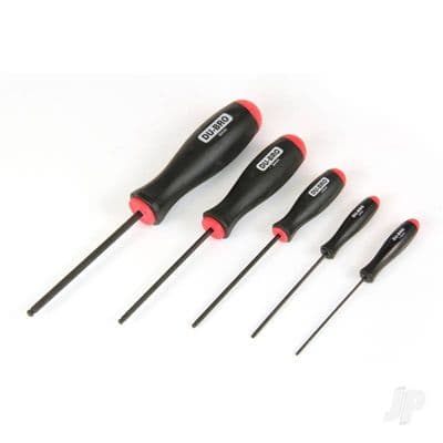 Dubro 5 Piece Metric Ball Wrench Allen Driver Set DB453