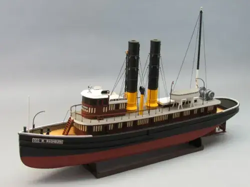 Dumas George W Washburn tugboat Kit