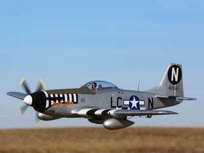 E-Flite P-51D Mustang 1.2m BNF Basic with AS3X and SAFE Select EFL89500