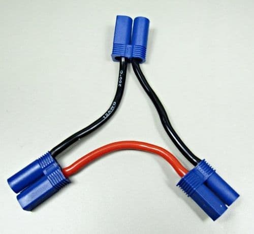 EC5 Battery Harness 12AWG for 2 Packs in Series