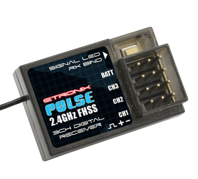 ETRONIX PULSE FHSS RECEIVER 2.4GHZ FOR ET1106/ET1122