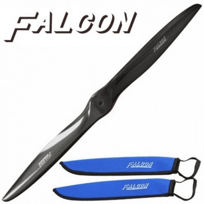 Falcon 20X8 Carbon Propeller with Blade Covers