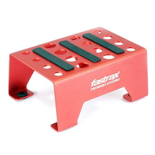 FASTRAX UNIVERSAL ALUMINIUM CAR STAND RED