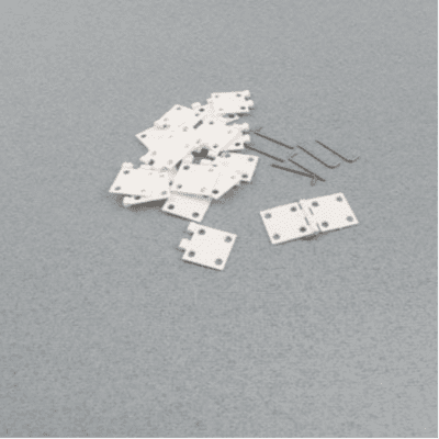 Flat Metal Pin Hinges-Large (pk10) F-RCA142