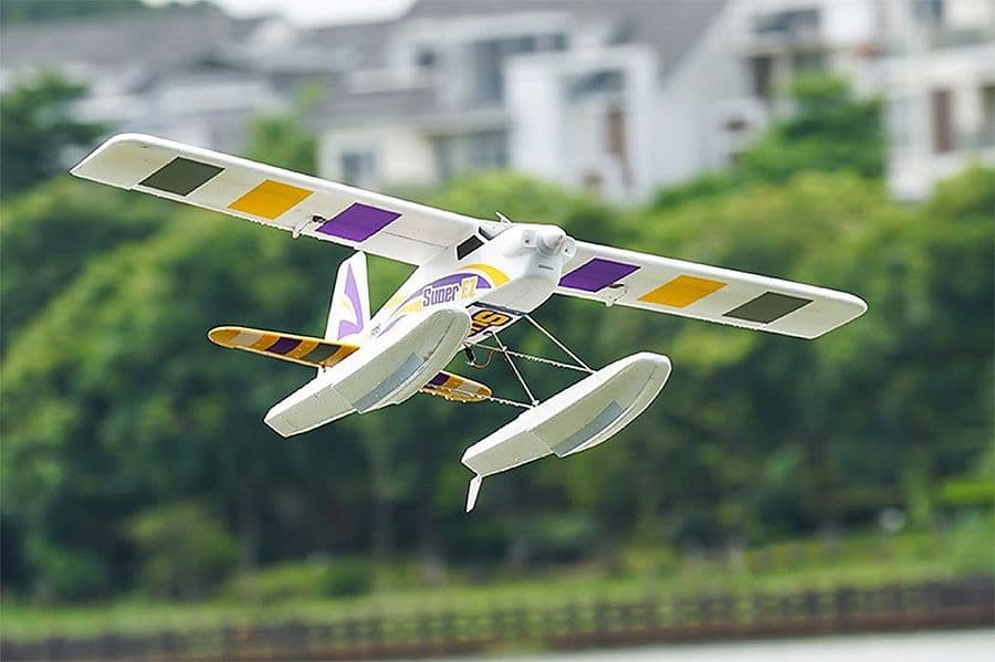 FMS 1220MM SUPER EZ TRAINER V4 ARTF W/FLOATS & REFLEX GYRO