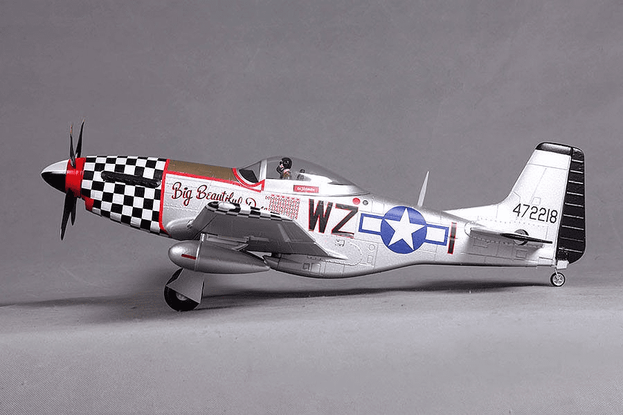 FMS 800mm P-51D BIG Beautiful Doll ARTF V2 With Reflex Gyro