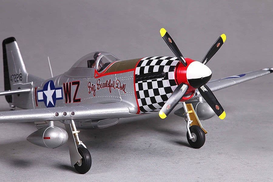 FMS 800mm P-51D BIG Beautiful Doll ARTF V2 With Reflex Gyro