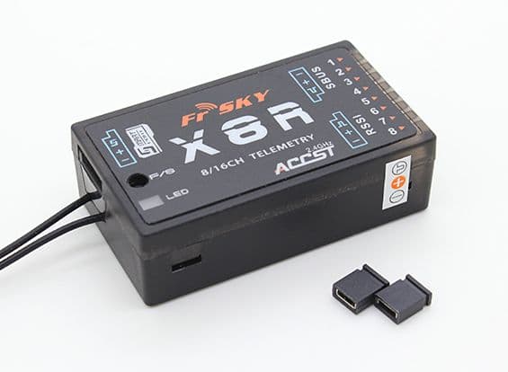 FrSky 2 4G S Port 8/16ch Telemetry Receiver X8R - PCB Antenna