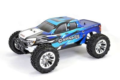 FTX CARNAGE 2.0 1/10 BRUSHED TRUCK 4WD RTR - BLUE