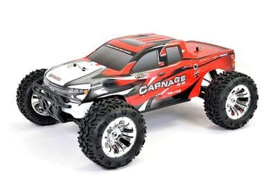 FTX CARNAGE 2.0 1/10 BRUSHED TRUCK 4WD RTR - RED