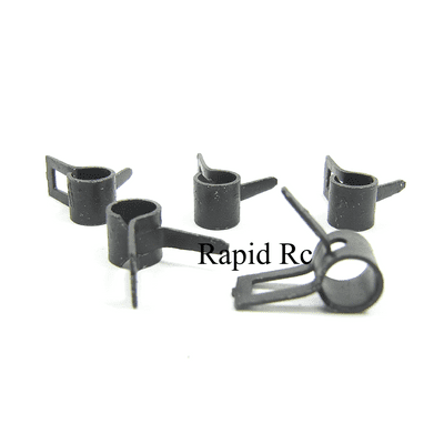 Fuel Line Retaining Clips 4mm Black 5pcs