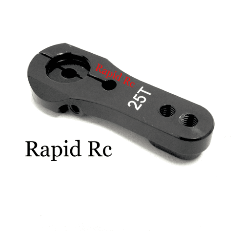 Futaba Heavy Duty 25T Aluminum Single Side Servo Arm - Black