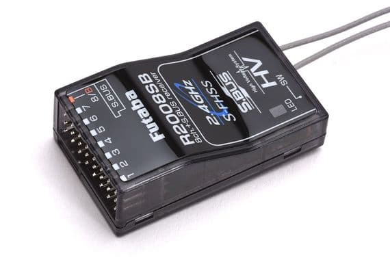 Futaba R2008SB Receiver 2.4GHz S-FHSS (Air) P-R2008SB