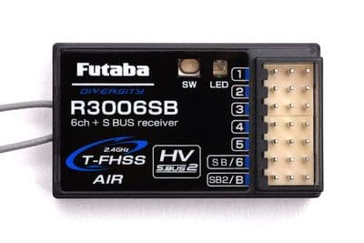Futaba R3006SB - 6-Channel Rx T-FHSS (S-Bus) (HV) 2.4GHz P-R3006SB