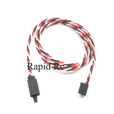 Futaba Twisted 100CM Servo Lead Extension 22AWG