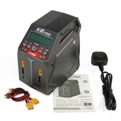 GT Power X2 Pro 2x100W (AC) / 2x200W (DC) 12A Intelligent Charger / Discharger (UK) GTP0178