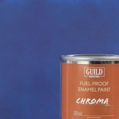 Guild Materials Matt Dark Blue Enamel Fuel-Proof Paint (125ml Tin) GLDCHR6304