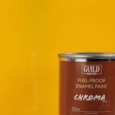 Guildroof P Materials Chroma Gloss Enamel Fuel-Paint Chroma Cub Yellow (125ml Tin) GLDCHR6202