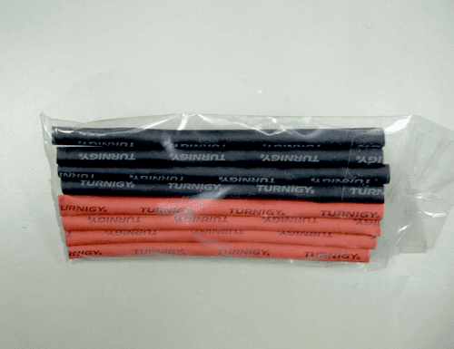 Heat shrink 4mm x 100mm x 4 red and x 4 black