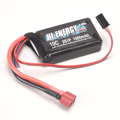 Hi-Energy 2S 1000mAh 10C Li-Fe RX	O-HE2SFE100010R