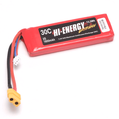 Hi-Energy 2S 1800mAh 30C XT60	O-HE2S180030C-XT60