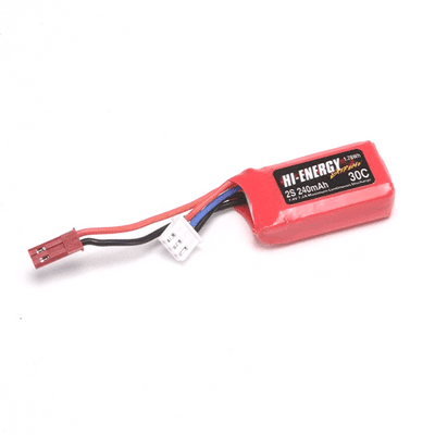 Hi-Energy 2S 240mAh 30C Li-Po	O-HE2S024030C-BEC	